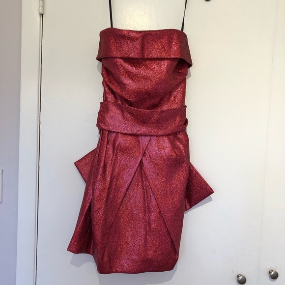 Milly Dresses & Skirts - MILLY*Sparkly Pink Gorgeous Strapless Cocktail Dress*US 2-4*$495